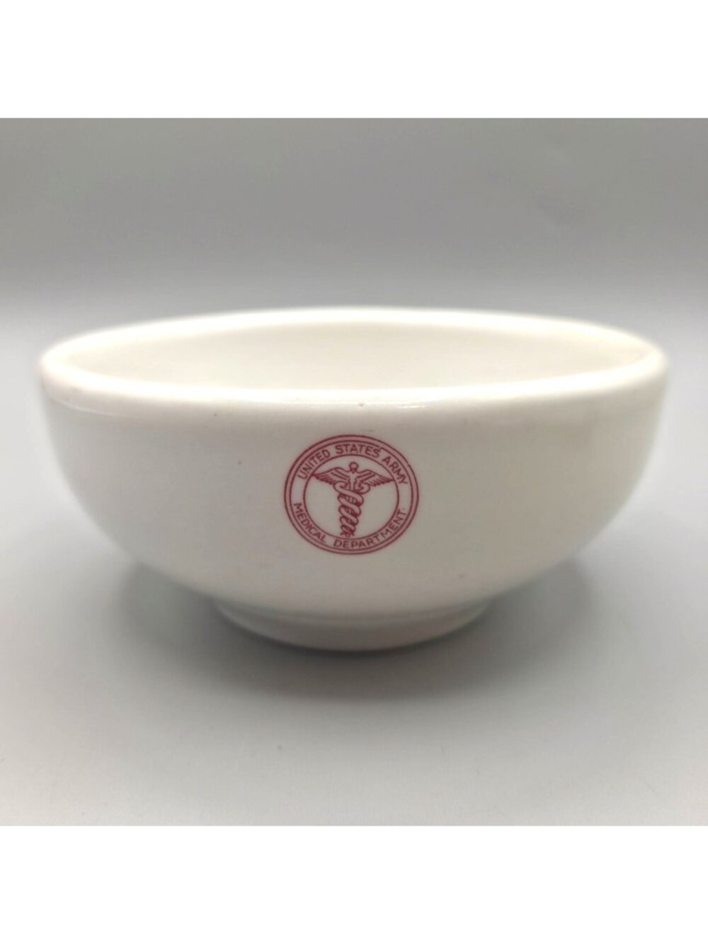 Vintage WWII US Army Medical Department Bowl Shenango China Caduceus Militaria